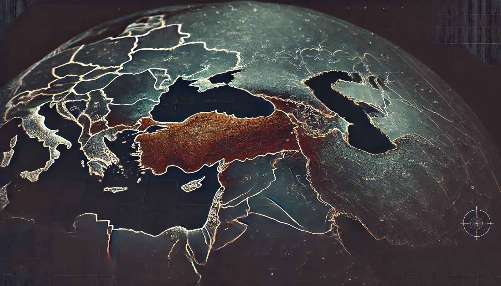 DALL·E-2024-08-05-19.11.53-A-dark-themed-background-image-for-a-formal-website-representing-a-foundation-featuring-a-map-of-Turkic-countries.-The-map-should-be-detailed-showin